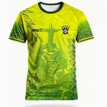 Mens Brazil footbal Jersey