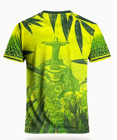 Mens Brazil footbal Jersey