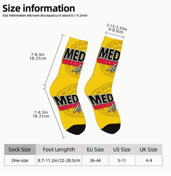 Medalla Light pattern Socks
