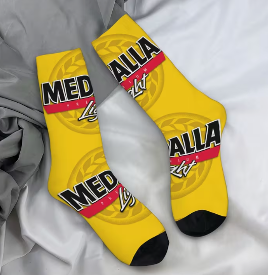 Medalla Light pattern Socks