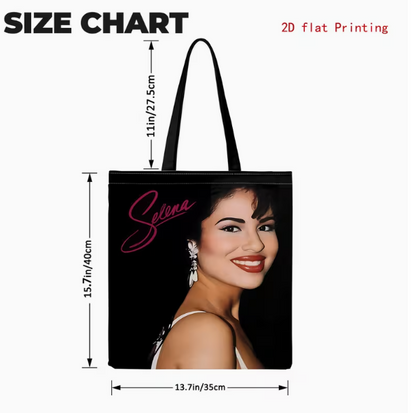 Selena 2D tote bag