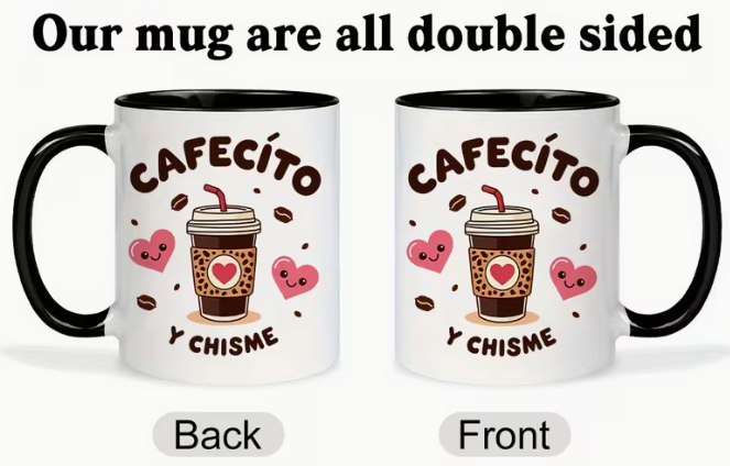 Cafecito y Chisme Mug
